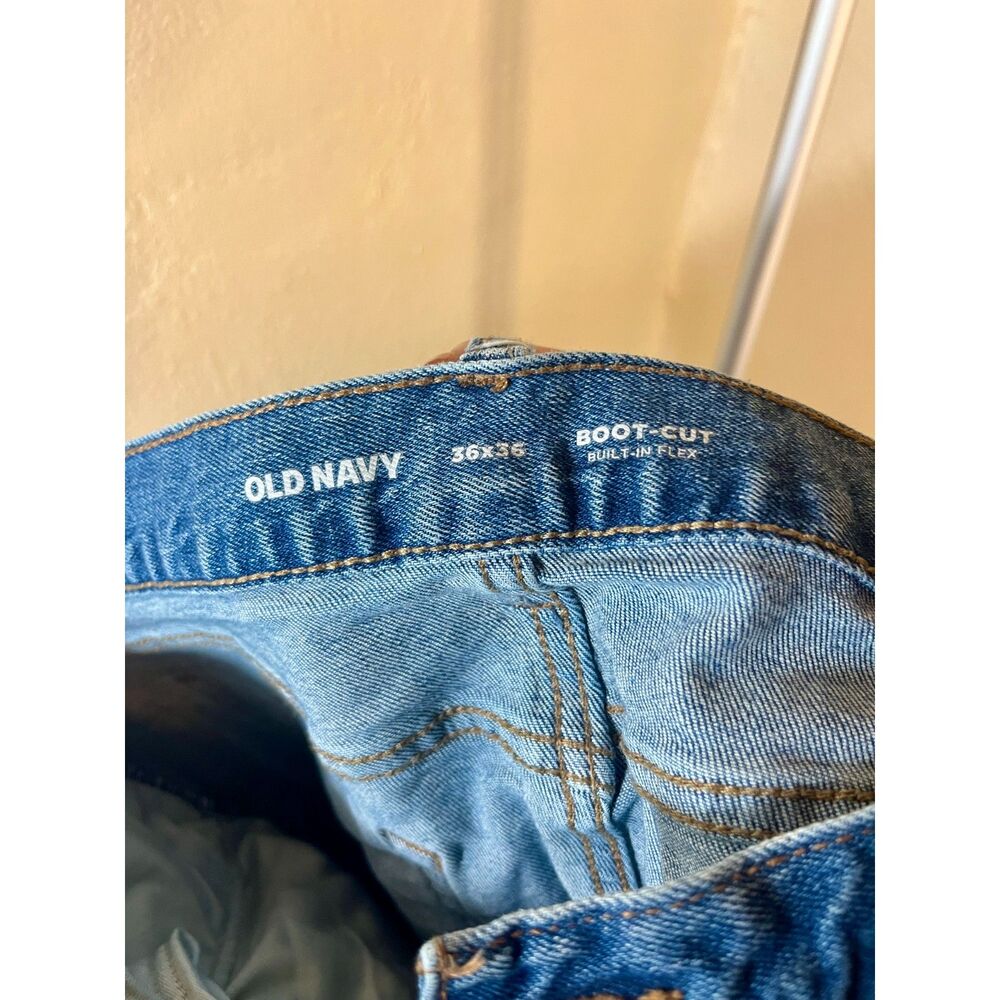 Old Navy denim light wash 36x36 Bootcut Cotton blend